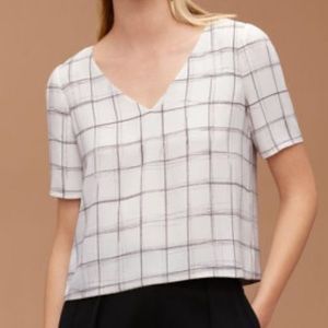 Aritzia Babaton Randy Blouse (Espace / Graphite)